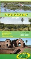 Landkaart - wegenkaart Paraguay | Mapas Naturismo