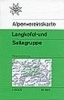 Alpenvereinskarte 52/1 Dolomiten, Langkofel und Sellagruppe - wandelkaart Italie / Dolomieten