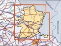 Topografische kaart Limburg - wegenkaart provincie Limburg - België | NGI