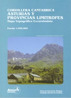 Wegenkaart - Landkaart Cordillera Cantabrica: Asturias y provincias limitrofes | Adrados Ediciones