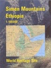 Wandelkaart Simen Mountains Trekking map Ethiopië