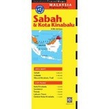Landkaart wegenkaart Sabah en Kota Kinabalu  | Periplus