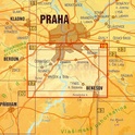 Shocart 19 OKOLÍ PRAHY - JIH, Umgebung Prag (Süd)  / Wandelkaart Tsjechie