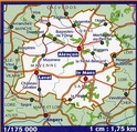 Wegenkaart - landkaart - autokaart 310 Mayenne - Orne - Sarthe (Normandie) | Michelin Local