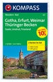Wandelkaart WK 457 Gotha-Erfurt-Weimar (2-K-Set) | Kompass