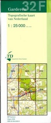 Topografische kaart / Wandelkaart 32F Garderen (Veluwe)