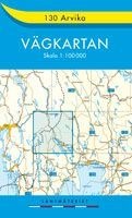 Landkaart - wegenkaart 130 Arvika vägkarten Zweden | Landmateriet