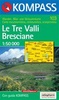 Wandelkaart 103 Le Tre Valli Bresciane | Kompass