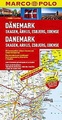 Landkaart - wegenkaart Jutland en Funen, Skagen, Arhus, Esbjerg Denemarken | Marco Polo