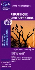 Wegenkaart - Landkaart - Autokaart Republique Centrafricane - Centraal Afrikaanse Republiek | IGN
