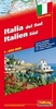 Wegenkaart  - landkaart Italia de Sud Zuid Italië  | Hallwag