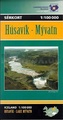 4. Wandelkaart Husavik - Mývatn - Muggenmeer IJsland | Ferdakort