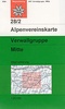 Wandelkaart - Alpenvereinskarte 28/2 Verwallgruppe, mittl. Blatt | OAV