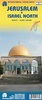 Landkaart  - wegenkaart Jerusalem & Israel North - Jeruzalem en Noord Israël | ITMB