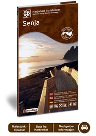 Wegenkaart - landkaart 16 Nasjonale Turistveger Senja | Nordeca