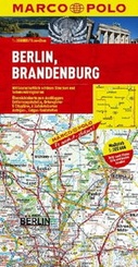 Wegenkaart - Landkaart Brandenburg - Berlin - Berlijn MP D4 | Marco Polo