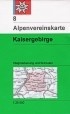 Alpenvereinskarte 8 Kaisergebirge - wandelkaart Oostenrijk
