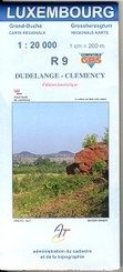 Wandelkaart Luxemburg R9 Dudelange - Clemency - Luxembourg