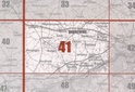Topografische kaart 41 Waremme 1:50.000 Wandelkaart Belgie