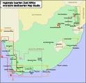 Landkaart - wegenkaart 01 Kaapstad - Cape Town and Surrounding Attractions | Map studio