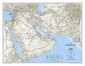 Wandkaart Middle East / Midden Oosten | National Geographic