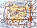 Topografische kaart Oost Vlaanderen - wegenkaart provincie Oost Vlaanderen - België | NGI
