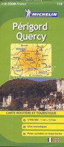 Landkaart - wegenkaart - fietskaart 118 Zoom Quercy Perigord Dordogne | Michelin