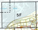 Topografische kaart / Wandelkaart 5F Sint Annaparochie