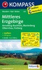 Wandelkaart 807 Erzgebirge, Mittleres | Kompass