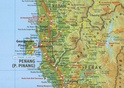Landkaart wegenkaart Maleisië - Malaysia  | Periplus Travel Maps