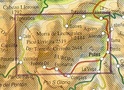 Landkaart - Wegenkaart Picos de Europa y Costa Oriental de Asturias | Adrados
