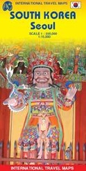 Landkaart - wegenkaart South-Korea &  Seoul (Zuid Korea) | ITMB