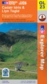 23 Topografische kaart en Wandelkaart Cadair Idris & Bala Lake - Snowdonia Wales OLM 23 | Ordnance Survey