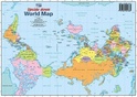 Wereldkaart Upside Down World Map in Envelope | Hema Maps