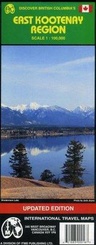 Landkaart wegenkaart East Kootenay Region | ITMB