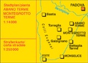 Wandelkaart 600 Colli Euganei-Abano Terme-Montegrotto Terme | Kompass