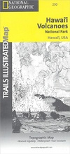Wandelkaart - landkaart Hawaii Volcanoes National Park | Trails Illustrated maps - National Geographic