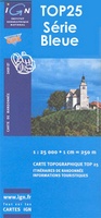 wandelkaart 2543OT -2543 OT Lamalou-les-Bains, Olargues, Roquebrun, Le Caroux, PNR du Haut Languedoc , topografische kaart Languedoc | IGN
