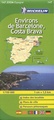 Fietskaart - wegenkaart Barcelona y alrededores Costa Brava  | Michelin 147