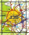 Topografische kaart / Wandelkaart 33B Apeldoorn