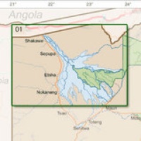 Topografische kaart Botswana (sheet 1) |