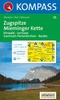 Wandelkaart 25 Zugspitze - Mieminger Kette | Kompass