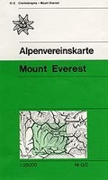 Wandelkaart Mount Everest | Chomolongma Nr 0/2 - Nepal | Alpenvereinskarte
