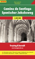 Landkaart  - wegenkaart St. Jakobsroute -  Spanischer Jakobsweg | Freytag und Berndt