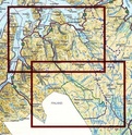Wandelkaart 2717 Nordreisa - topografische kaart - Turkart Noorwegen  Statens - Ugland IT