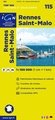 Wegenkaart - Landkaart 115 fietskaart RENNES - SAINT-MALO | IGN