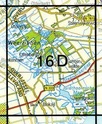 Topografische kaart / Wandelkaart 16D Blokzijl