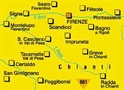 Wandelkaart fietskaart  660 Firenze - Chianti - Toscane | Kompass