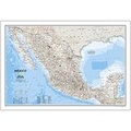 Wandkaart - landkaart Mexico | National Geographic plano geplastificeerd