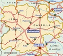 575 landkaart - wegenkaart Castilla y León - Madrid - Valladolid - Zamora | Michelin